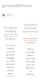Mobile Screenshot of garywaddell.com